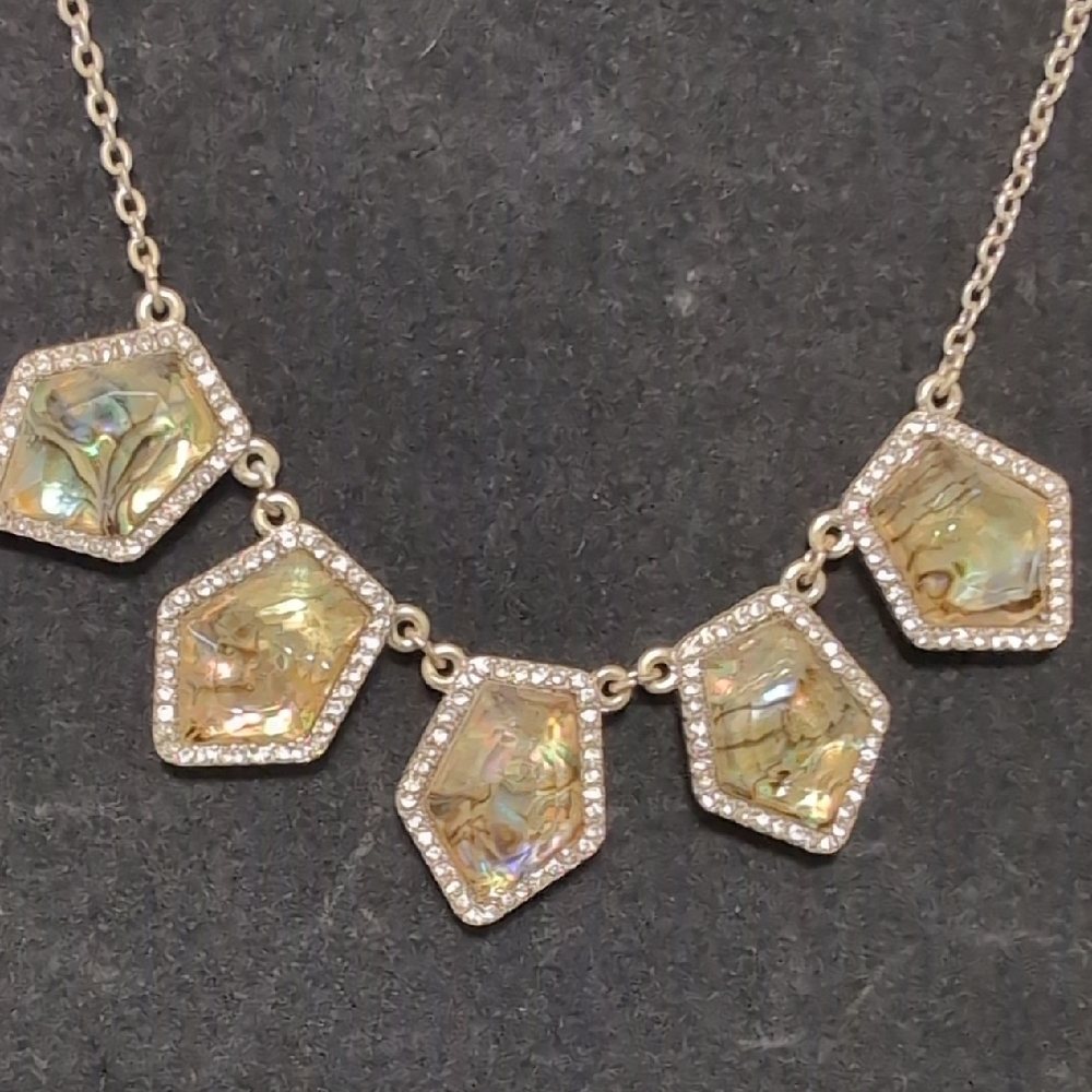 Unique Vintage Abalone Necklace